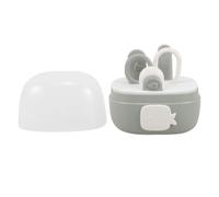 GALPADA Kit Tagliaunghie per 4 Pezzi in Plastica con Custodia, Design Cartone Animato, Funzione Antipizzicamento, per Neonati e Piccoli