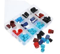 GALPADA Kit Tappi Per Valvola Del Condizionatore D'Aria Da 77 Pezzi Guarnizione Antipolvere Manicotto Tappi Per Valvola Del Condizionatore D'Aria Porta
