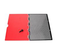 GALPADA Lavagna Braille la Scrittura 27 Righe e 30 Celle in Plastico, Design Spesso e Durevole, Strumento la Scrittura Braille per Decorazioni Scuola e Studio a Casa