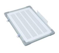 GALPADA Lavagna Resistente a Macchie al Ghosting Cancellabile con Pentagramma, in Metallo Bianco per Lezioni di e Ambienti di Apprendimento