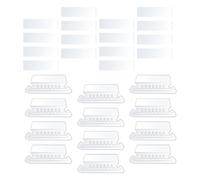 GALPADA Linguette per Cartelle Sospese per Identificazione e Classificazione Rapida in Pvc 100 Leggere Superficie Liscia Documenti Ufficio