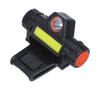 GALPADA Luce per Casco da Saldatura Ricaricabile Base Girevole a 90° e Supporto Regolabile in PC per Ambienti di Lavoro a Bassa Luminosità e Cantieri