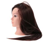 GALPADA Manichino per Parrucchieri con Sintetici per Allenamento Naturale per Praticare Acconciature e Sviluppare
