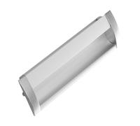 GALPADA Maniglia Scorrevole Nascosta in Alluminio per Porte e Cassetti Design Incassato Facile Installazione Versatile e Resistente Adatta Porte Scorrevoli e Armadi