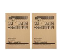 GALPADA Manuale Guida Mahjong da 2 Pezzi Istruzioni Complete e Tecniche Dettagliate, Libro di Apprendimento per Principianti e Giocatori Avanzati, Guida alle Regole del Mahjong Cinese