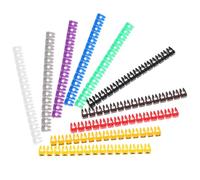 GALPADA Marcatori per Cavi Numeri da 0 a 9 in Plastica Colorata, 150 Pezzi, Design Leggero Clip per Identificazione Cavi Fai-da-te e Uso Domestico