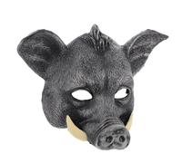 GALPADA Maschera Halloween Cinghiale Selvatico in PU Design Animale per Festa Cosplay e Carnevale Accessorio Decorativo Unisex per Party Tema