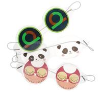 GALPADA Maschera Occhi in Gel Freddo Riutilizzabile per 3 Pezzi in Pvc Design Adorabile, senza Segni per Famiglie che Soffrono la Luce Stili multipli