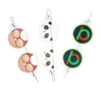 GALPADA Maschera per Occhi in Pvc Riutilizzabile 3 Pezzi Effetto Raffreddante e Design Adorabile per Bambini, per Conferenze e Situazioni di Luce Intensa Stile Casuale