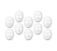 GALPADA Maschere Bianche di Carta per 10 Pezzi Maschera Bianca da Decorare Leggero DIY per Feste e Intrattenimento Maschera Teatro Fai da Te