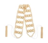 GALPADA Massaggiatore in Legno per Schiena e Spalle Ergonomico Rullo Portatile per Sollievo Muscolare e Rilassamento Psicofisico da Viaggio e Uso Quotidiano