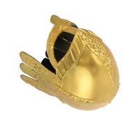 GALPADA Medievale in per Costume da Cavaliere Uomo, Elmo Oro con Vestibilità Confortevole per Halloween e Feste a Tema