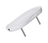 GALPADA Mensola da Parete senza Fori in Plastica Bianca, Supporto Portaoggetti Multifunzionale per Prese Elettriche, Mensola Porta Router e Fotocamera Copertura Antipolvere, Installazione