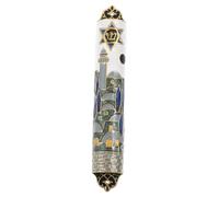 GALPADA Mezuzah Decorativa in Metallo Scrittura Sacra Giudaico per Design Unico per la Casa