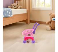 GALPADA Mini Carrello della Spesa per Giocattolo Supermercato Ruote Set da Gioco per Sviluppo Autonomia Simulazione Acquisti Indoor e Outdoor Colore Rosso