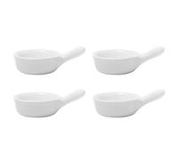 GALPADA Mini Piattini per Salse Facili da Pulire e Resistenti alla Deformazione Manico Set 4 in per Condimenti e Insalate