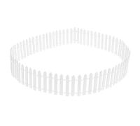 GALPADA Mini Recinzione in Legno Miniatura per Giardino e Piante Grasse Steccato Decorativo Bianco per Fioriere e Progetti DIY