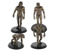 GALPADA Modelli di Evoluzione Umana Primitiva in Plastica, Mini Statuette Didattiche per Ragazzo Ragazza, Figure Educative Portatili di Uomini Preistorici per Istruzione Scolastica