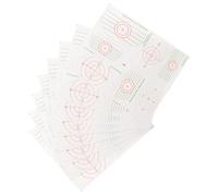 GALPADA Nastro Adesivo per Allenamento Impatto Golf 8 Fogli Antistrappo per Legno, Ferro e Putter da Golf, Adesivo Analisi Colpi per Correzione Swing su Tappeto Verde Artificiale