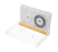 GALPADA Nastro Cassetta Audio Vergine Registrabile da 60 Minuti in Plastica Trasparente per Registrazioni e Lezioni, Custodia Vuota Vintage per Decorazioni