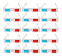 GALPADA Occhiali 3D Anaglifi Rossi e Blu in Carta, Set da 60 Pezzi Monouso per Visualizzare Film e Riviste 3D a Casa, Leggeri per Tutte le Età