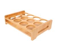 GALPADA Organizer in Bamboo per Bicchieri da Shot e Whisky Supporto Portabicchierini per Feste Vassoio Porta Bicchierini da Resistente e Compatto per Uso Sociale e Eventi