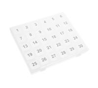 GALPADA Organizer per Pillole Mensile Trasparente Scomparti Porta Medicine da Viaggio Compatto e Portatile Custodia Farmaci Giornaliera Facile da Usare