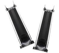 GALPADA Organizzatore di Lattine per Frigorifero 2 Pezzi Spintore Automatico a Rulli in Plastica e Acciaio, Distributore Bevande per Scaffali Supermercato, Metodo di Rifornimento Sicuro