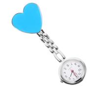 GALPADA Orologi Risvolto Orologio A Forma Di Cuore Guardare L'Orologio Clip Su Orologio Da Tasca Orologio Appeso Orologio Impermeabile Orologio Da Donna Orologio Di Cura Orologio Pin Del