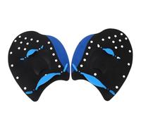 GALPADA Palette da Nuoto per Allenamento, Coppia Blu in PP e Silicone | Stile e Tecnica, Drenaggio Rapido, Mantiene la Mano Aperta, Adatte a Principianti e Lezioni