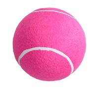 GALPADA Palla da Tennis Gonfiabile in Gomma Morbida con Rivestimento in Flanella Grande Pallina per Allenamento e Giochi all Aperto Rosa