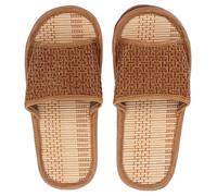 GALPADA Pantofole Da Casa in Rattan Fondo Piatto Sandali Estivi Colore Pesca Pantofole Da Tutti i Giorni Design Ergonomico Per Proteggere i Piedi