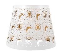 GALPADA Paralume in Ferro Oro Design Moderno e Creativo per Lampada da Comodino, per Creare Un'atmosfera Accogliente nel Corridoio