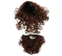 GALPADA Parrucca Barba di Gesù per Uomo, Look Classico Realistico in Filo, Cambio Rapido per Ruoli, Adatta per Recite di Gruppo e Giochi di Ruolo