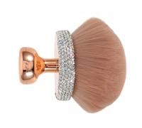 GALPADA Pennello Cipria Lusso con Testina Fungo Morbida e Densa Applicatore Viso per Polveri Libere e Compatte Blush da Viaggio con Decorazioni Rosa per Make-up Uniforme e Contouring