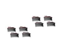 GALPADA Pettine Per Antiscivolo in Con - 2 Pezzi - 20 Denti Accessori Eleganti Per Donne e Ragazze Ideale Per Pettinature Casual e Fissaggio Fermacapelli