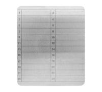 GALPADA Piastra di Archiviazione Frase Seed in Acciaio Inossidabile Argento, Resistente All'acqua e Fuoco, Design Portatile Versatile per Wallet e Backup Sicuro Fino a 24 Parole