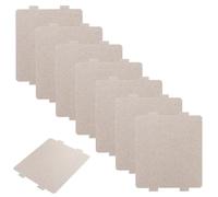 GALPADA Piastra di Mica per Microonde 8 Resistente a Temperature Elevate Isolamento Termico Beige Accessori per Riparazione Elettrodomestici e Protezione Microonde