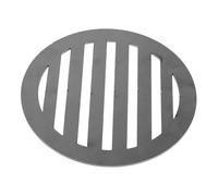 GALPADA Piastra in Ferro per Barbecue Tondo di Ricambio per Braciere Facilmente Pulibile con Elevata Ventilazione per Cottura Uniforme Compatibile con Vari Modelli Grill da Campeggio e