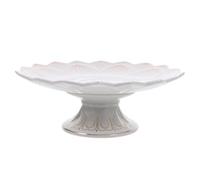 GALPADA Piatto delle Offerte Buddhista Minimalista, in Ceramica Bianca | Superficie Liscia e Finitura Bianca senza Pori, per Incenso e Bastoncini, per Altari Domestici