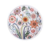 GALPADA Piatto in Ceramica per Pizza e Dessert senza Schegge Design Creativo per Decorazione da Tavola e Uso come Piattino per Pane