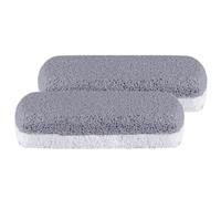 GALPADA Pietra Pomice per Piedi per Rimuovere Calli e Pelle Morta in Vetro Schiuma Ergonomica 2 Pezzi Lavabile Set Cura Professionale dei Piedi