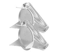 GALPADA Pinze per Smaltatura della Ceramica in Acciaio Inossidabile Utensili Ergonomici per Ceramisti Set 2 per Immersione e Pittura Strumenti Versatili per Ceramica e Argilla