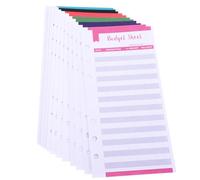 GALPADA Planner di Bilancio Portatile per Casa e Viaggio 24 Carte Budget Bifacciali per Gestione Spese Quotidiane e Risparmio