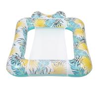 GALPADA Poltrona Piscina Gonfiabile in Pvc Design Confortevole, Facile da Gonfiare e Sgonfiare, Materassino Galleggiante per Relax e Vacanze in Acqua