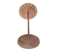 GALPADA Porta Collane e Organizer Orecchini in Legno Massello Ganci Rotondi da Armadio Portatile Espositore per Gioielli per Tavoli da Trucco e Boutique