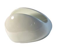 GALPADA Porta Tovaglioli in Ceramica Bianca Semplice Supporto per Fazzoletti da Cucina e Hotel Base Porta Tessuti Elegante e Resistente per Uso Domestico e Professionale