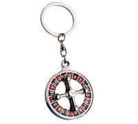GALPADA Portachiavi e Segnalibri Accessorio per Borse Ruota della Roulette in Metallo, Design Creativo e Decorativo per Abbellimento e Produzione DIY