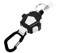 GALPADA Portachiavi Moschettone Multiuso in Plastica e Metallo Robusto Retrattile per Campeggio e Escursionismo, Accessorio per Appassionati di Outdoor