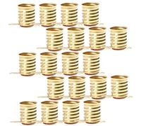 GALPADA Portalampada E10 in Rame, Base Lampada a Vite Resistente Alte Temperature, Supporto per Esperimenti Domestici e Illuminazione, Set 20 Pezzi per Lampade LED e Spie Luminose